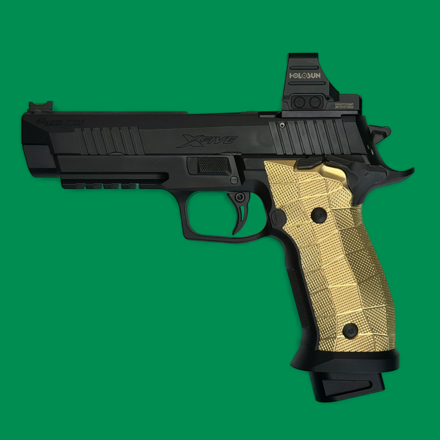 LOK P226 GridLOK Grips - Brass